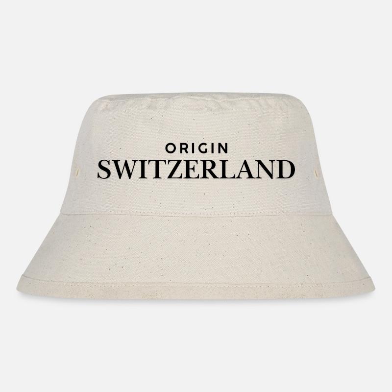 Origin Switzerland - Stanley/Stella recycelter Bucket Hat - Naturweiß