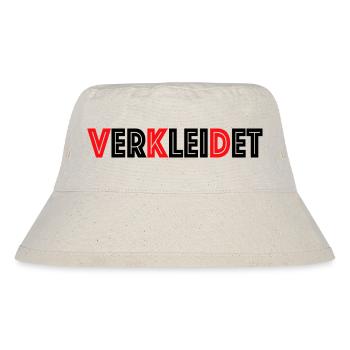 Verkleidet Fasching Karneval Rosenmontag - Stanley/Stella recycelter Bucket Hat - Naturweiß - Vorne