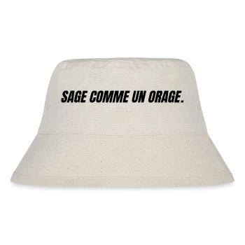 sage comme un orage - Bob recyclé Stanley/Stella - blanc naturel - Devant