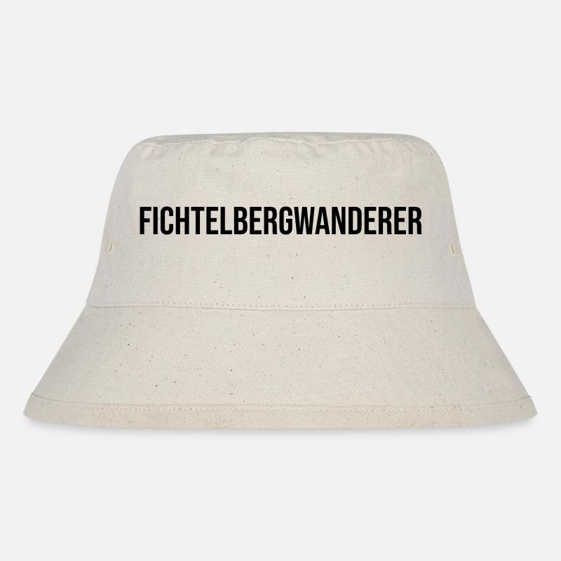 Fichtelbergwanderer Erzgebirge - Stanley/Stella recycelter Bucket Hat - Naturweiß