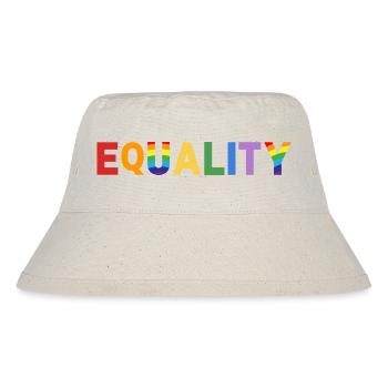 equality - Stanley/Stella recycelter Bucket Hat - Naturweiß - Vorne
