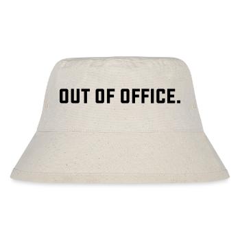 Outdoor Abenteuer Berge - Stanley/Stella recycelter Bucket Hat - Naturweiß - Vorne