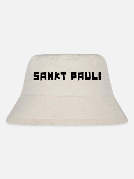 SANKT PAULI - Stanley/Stella recycelter Bucket Hat - Naturweiß