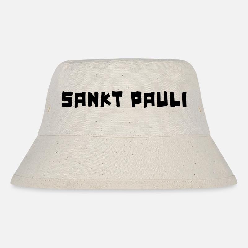 SANKT PAULI - Stanley/Stella recycelter Bucket Hat - Naturweiß
