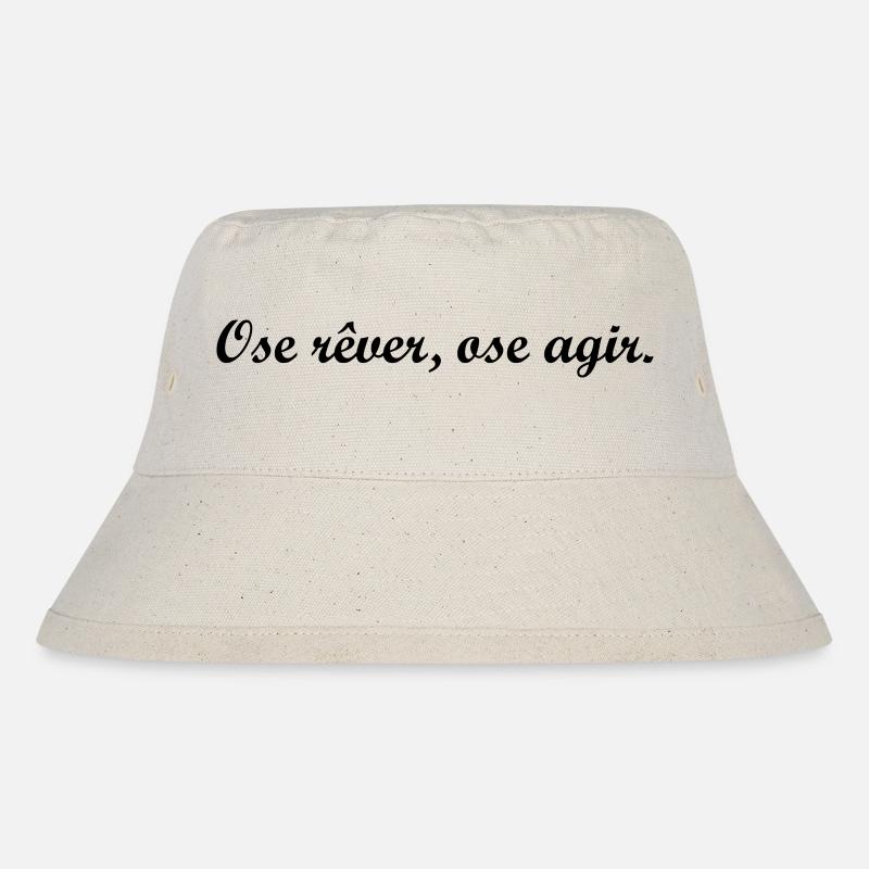Ose rêver ose agir - Bob recyclé Stanley/Stella - blanc naturel