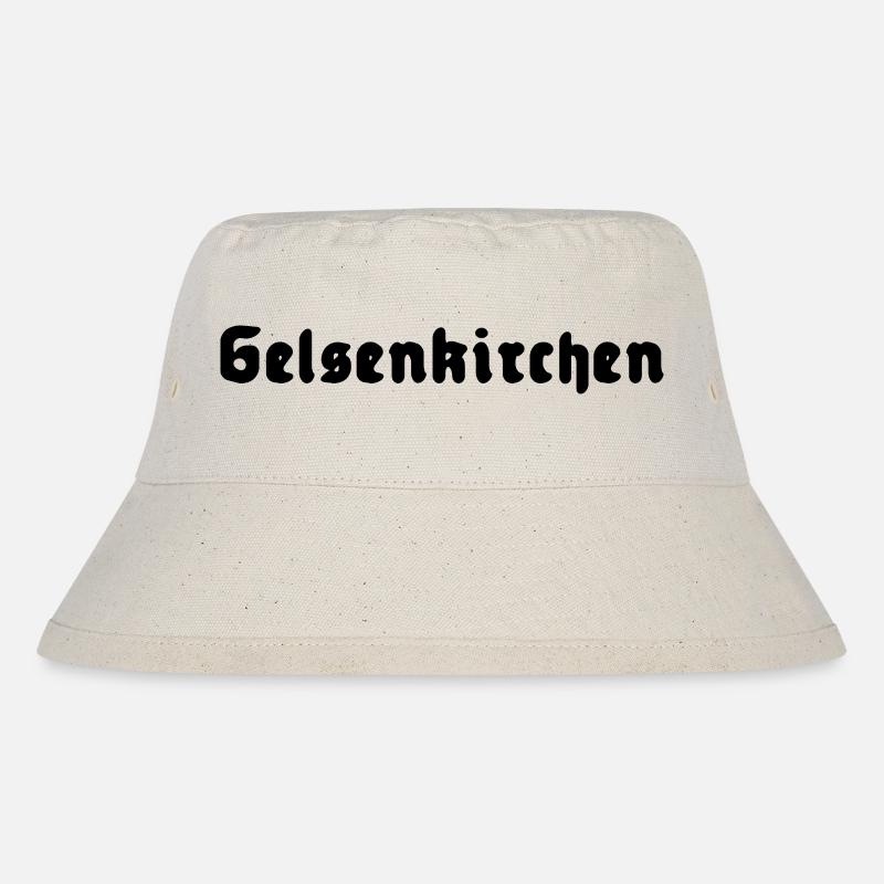 Gelsenkirchen - Stanley/Stella recycelter Bucket Hat - Naturweiß