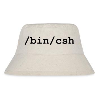 C shell - /bin/csh - Stanley/Stella Recycled Bucket Hat - natural - Front