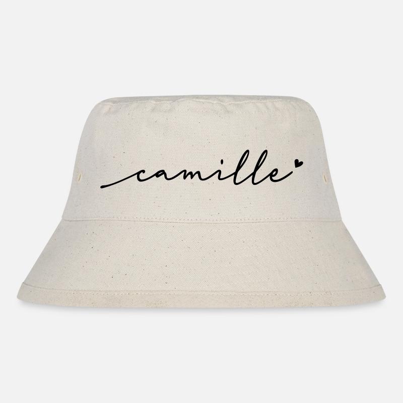 Nom cursif de Camille - Bob recyclé Stanley/Stella - blanc naturel