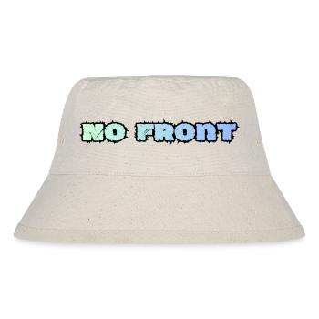 No Front, Kein Vorwurf, Jugendsprache - Stanley/Stella recycelter Bucket Hat - Naturweiß - Vorne