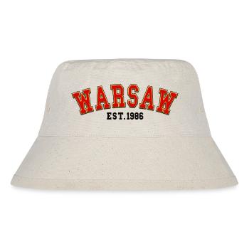 Warschau gegründet 1986 - Stanley/Stella recycelter Bucket Hat - Naturweiß - Vorne