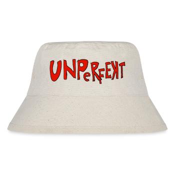 Unperfect – Unvollkommene Typografie - Stanley/Stella recycelter Bucket Hat - Naturweiß - Vorne
