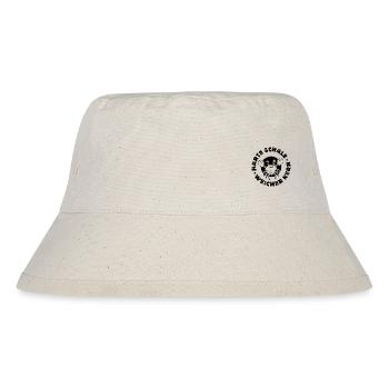 KREBS Spruch black - Stanley/Stella recycelter Bucket Hat - Naturweiß - Vorne