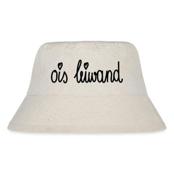 Ois leiwand! Dialekt Mundart Wien Österreich - Stanley/Stella recycelter Bucket Hat - Naturweiß - Vorne