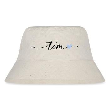 Tom Name Calligraphie Police - Bob recyclé Stanley/Stella - blanc naturel - Devant