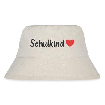 Schulkind - Stanley/Stella recycelter Bucket Hat - Naturweiß - Vorne