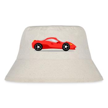 Voiture de sport rouge - Bob recyclé Stanley/Stella - blanc naturel - Devant