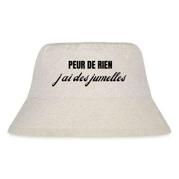 peur des rien j'ai des jumelles - Bob recyclé Stanley/Stella - blanc naturel - Devant