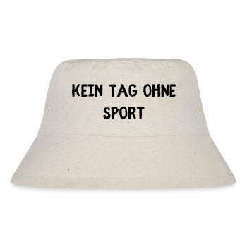 Kein Tag ohne Sport - Stanley/Stella recycelter Bucket Hat - Naturweiß - Vorne