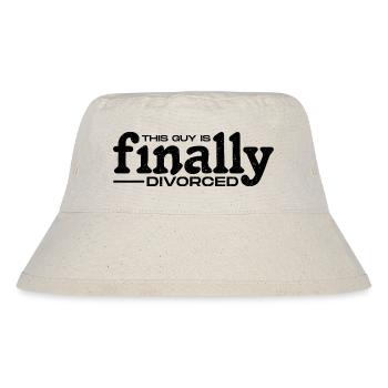 Finally Divorced - This Guy Is Free! - Stanley/Stella Recycled Bucket Hat - natural - Front