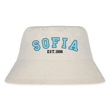 Sofia Est. 1996 - Stanley/Stella Recycled Bucket Hat - natural - Front