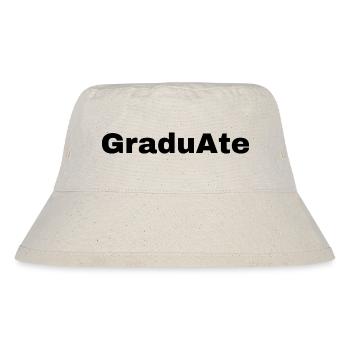 GraduAte - Statement - Stanley/Stella Recycled Bucket Hat - natural - Front