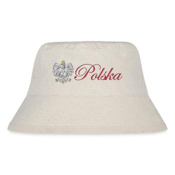 Polska - Polen - Stanley/Stella recycelter Bucket Hat - Naturweiß - Vorne