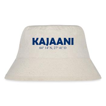 Kajaani - Finland - Coordinates Longitude Latitude - Stanley/Stella recycelter Bucket Hat - Naturweiß - Vorne