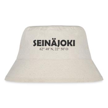 Seinäjoki - Finland - Coordinates - Longitude - Stanley/Stella recycelter Bucket Hat - Naturweiß - Vorne