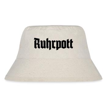 Ruhrpott - Pott - Bergbau - Kumpel - Ruhr - Shirt - Stanley/Stella recycelter Bucket Hat - Naturweiß - Vorne