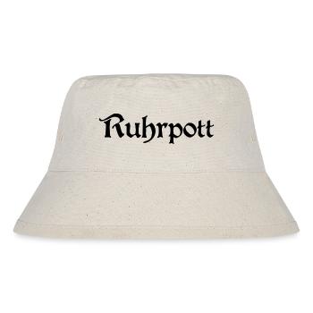 Ruhrpott - Pott - Bergbau - Kumpel - Ruhr - Shirt - Stanley/Stella recycelter Bucket Hat - Naturweiß - Vorne