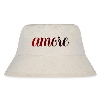 amore - Italia - Italy - Love - Liebe - Stanley/Stella Recycled Bucket Hat - natural - Front