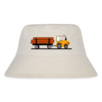 Tractor - Stanley/Stella Recycled Bucket Hat - natural - Front