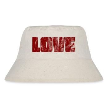 Conception typographique de l’amour en détresse - Bob recyclé Stanley/Stella - blanc naturel - Devant