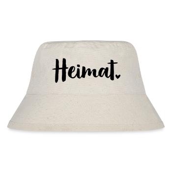 Heimat Herz - Stanley/Stella recycelter Bucket Hat - Naturweiß - Vorne