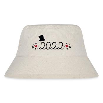 2022 - Stanley/Stella recycelter Bucket Hat - Naturweiß - Vorne