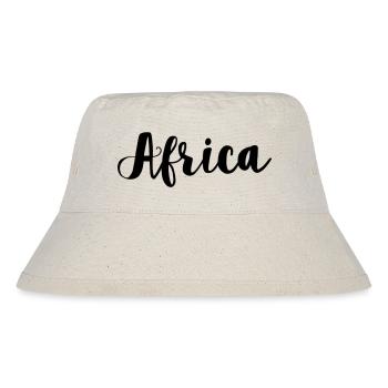 Africa lettrage - Bob recyclé Stanley/Stella - blanc naturel - Devant