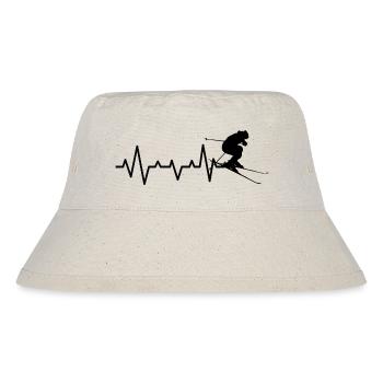Skiing Ski Motif for Skier Skier - Stanley/Stella Recycled Bucket Hat - natural - Front