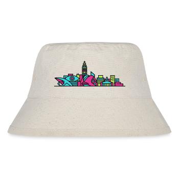 Valencia City Skyline Arts and Sciences Line Art - Stanley/Stella Recycled Bucket Hat - natural - Front