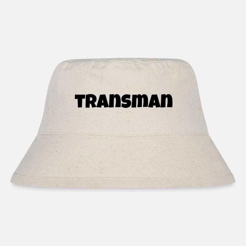 Transman - Stanley/Stella recycelter Bucket Hat - Naturweiß