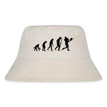 Evolution of tennis - Stanley/Stella recycelter Bucket Hat - Naturweiß - Vorne