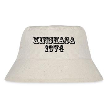 Kinshasa 1974 - Stanley/Stella recycelter Bucket Hat - Naturweiß - Vorne
