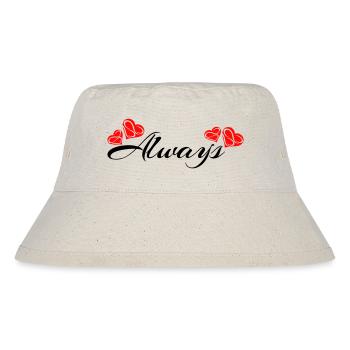 love - Stanley/Stella Recycled Bucket Hat - natural - Front