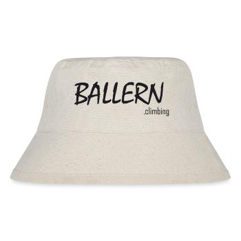 logo ohne braille - Stanley/Stella recycelter Bucket Hat - Naturweiß - Vorne