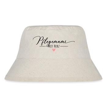 Foster mom with heart Foster mom - Stanley/Stella Recycled Bucket Hat - natural - Front
