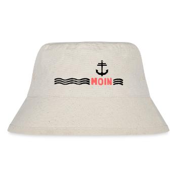 Moin Hat Cap Anchor Wind Force Storm - Stanley/Stella Recycled Bucket Hat - natural - Front
