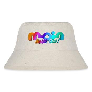 Moin heisst das! - Stanley/Stella recycelter Bucket Hat - Naturweiß - Vorne