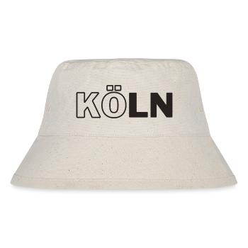 Köln Cologne Meine Stadt - Stanley/Stella recycelter Bucket Hat - Naturweiß - Vorne