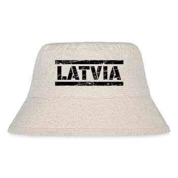 Latvia - Stanley/Stella Recycled Bucket Hat - natural - Front