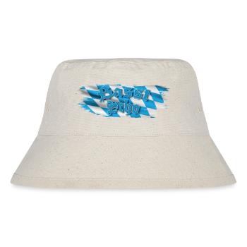 Basst scho - Stanley/Stella recycelter Bucket Hat - Naturweiß - Vorne