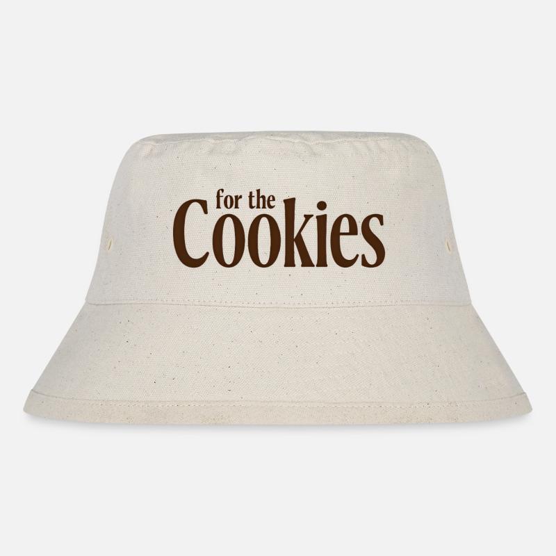 für die COOKIES - Stanley/Stella recycelter Bucket Hat - Naturweiß